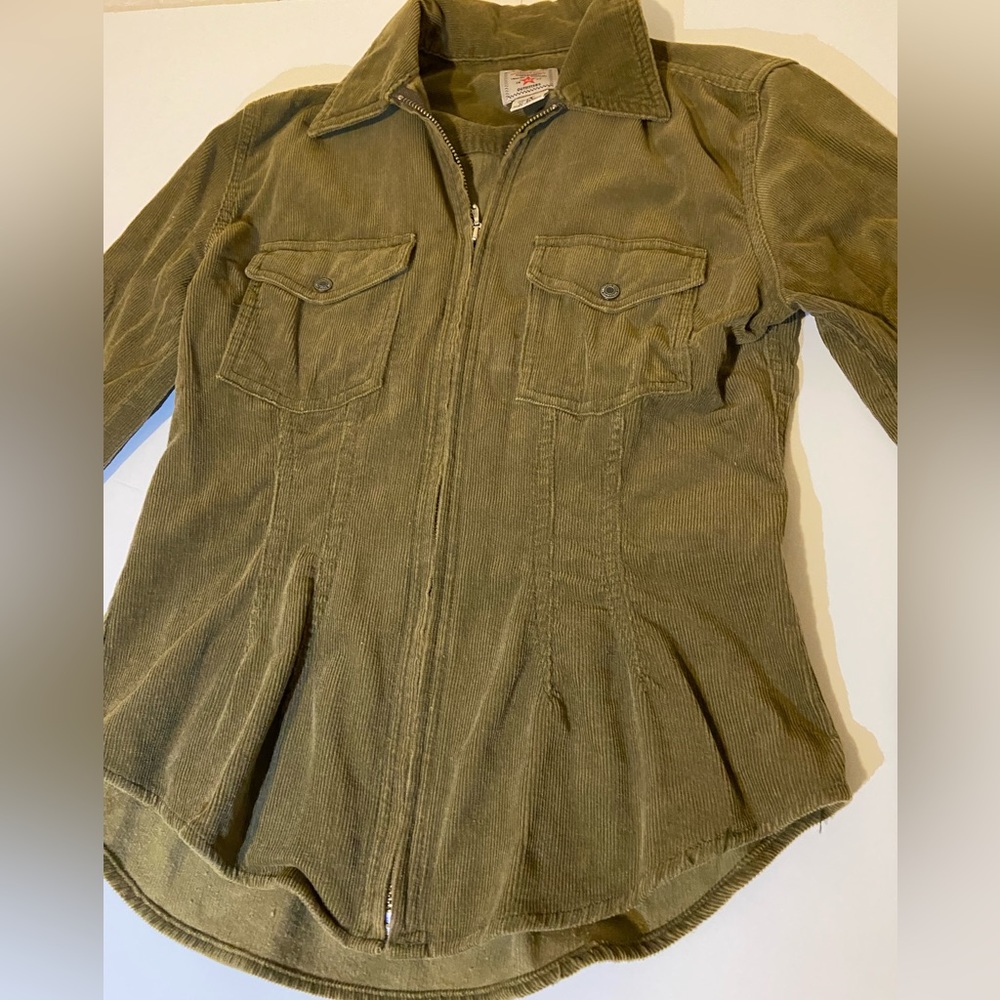 Corduroy Green Jacket